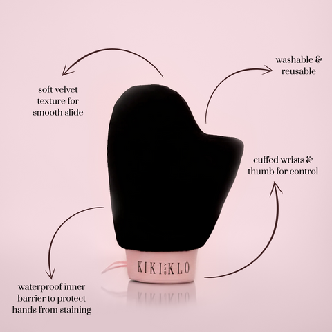 Black Velvet Tanning Mitt